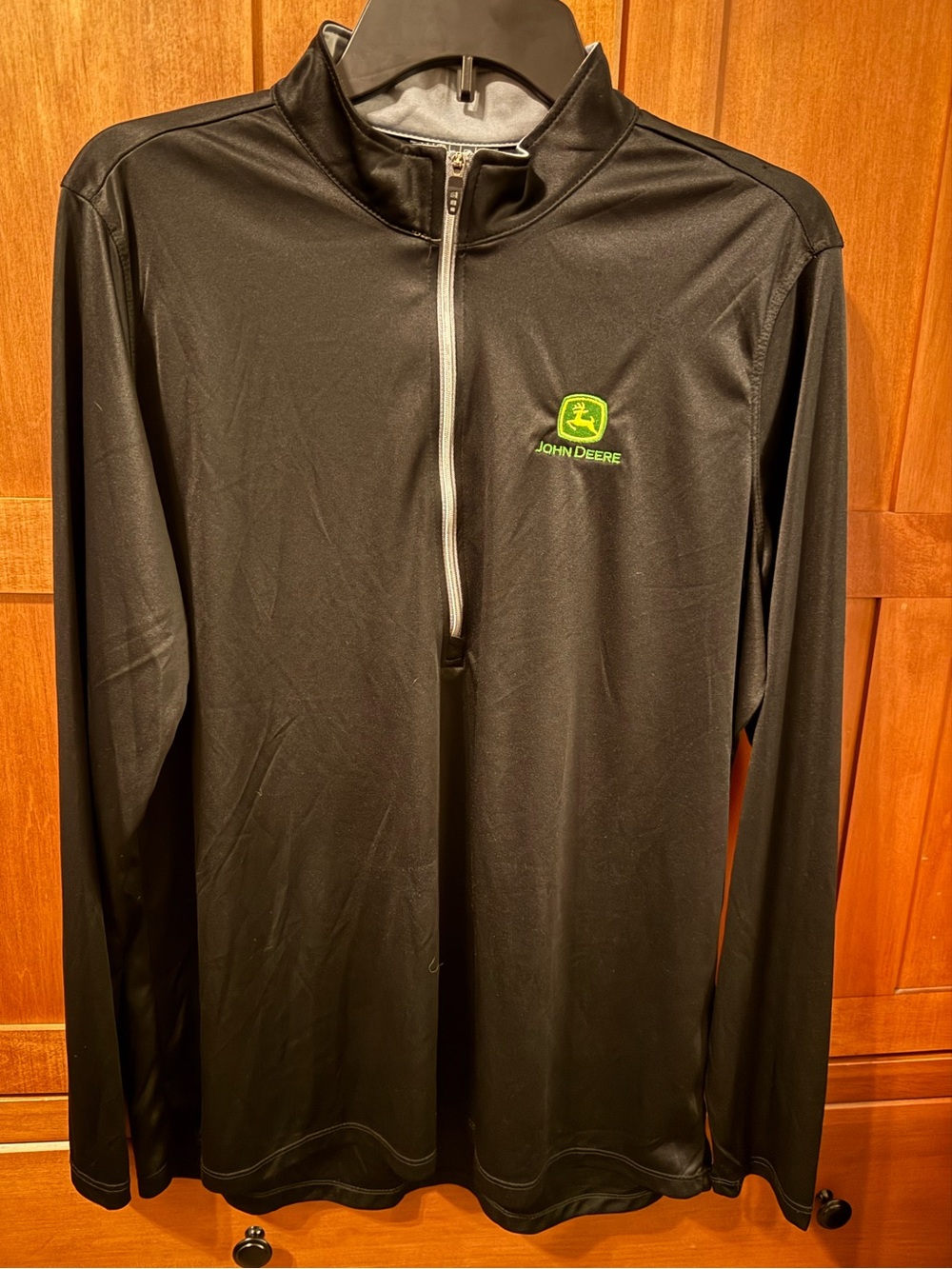 John Deere Embroidered Logo Quarter-Zip Performance Pullover | Women's 2X